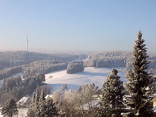 Blick aus der Ferienwohnung